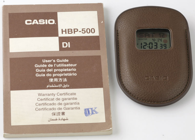 Casio hbp-500 инструкция