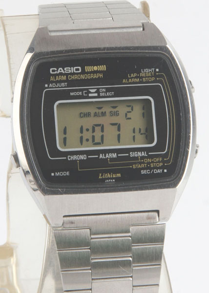 Vintage 83QS-41Lithium watch Black dial | Bangkokjunkman.com