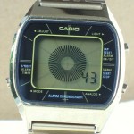 photo of casio-blue-thunder-gold-a201g front view 3
