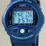 photo of vintage-casio-world-time-thermometer-ts-100 front view