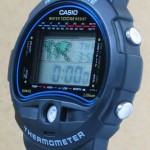 photo of vintage-casio-world-time-thermometer-ts-100 side view 1