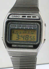 photo of vintage-casio-melody-H105 front view sm