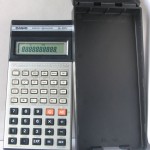 photo of vintage-casio-scientific-calculator-fx-100c both view