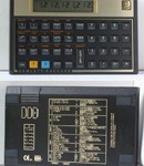 photo of vintage hewlett packard hp 12c financial calculator front view sm