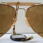 photo of NOS Ray-Ban 50th anniversary sunglasses 62mm. deatil view 5