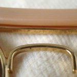 photo of NOS Ray-Ban 50th anniversary sunglasses 62mm. deatil view 7