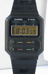 photo of vintage casio-f-100 front view sm