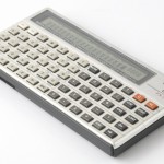Photo of vintage casio-FX-702P-calculator side view 1