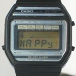photo of vintage casio-melody-alarm-82M22 front view 2 sm