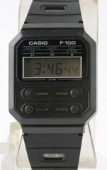 photo of vintage-casio-f-100 front view 1sm