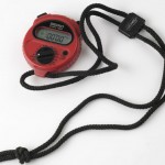 photo of seiko sports timer/game timer s321 stopwatch strap view