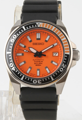 NOS Seiko Samurai Titanium-7S25 /Orange dial 
