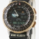 photo of citizen-wingman-8945-gold-analog/digital front view