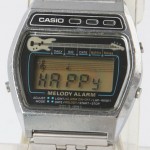 photo of vintage casio-melody-alarm-guitar-82-m321-front view 1