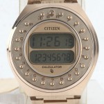 photo of nos-vintage-citizen-gold-calculator-59-2021 front view